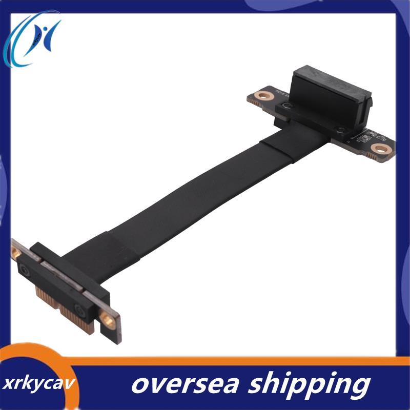 Cáp nâng PCIE X1 Dual 90 độ Góc phải PCIe 3.0 X1 sang X1 Cáp nối dài 8Gbps PCI Express 1X Riser Card