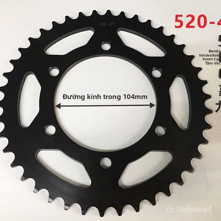 Nhông dĩa xe máy Benda BD250-2 BOX400 BD400-C chất lượng cao thép cứng chống mài mòn bán chạy