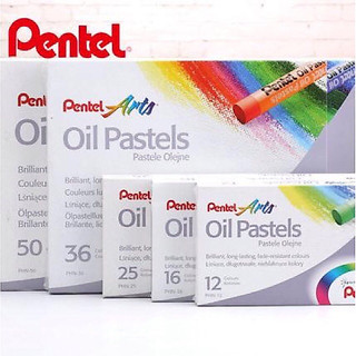Sáp dầu pentel 12/16/25/36/50 màu