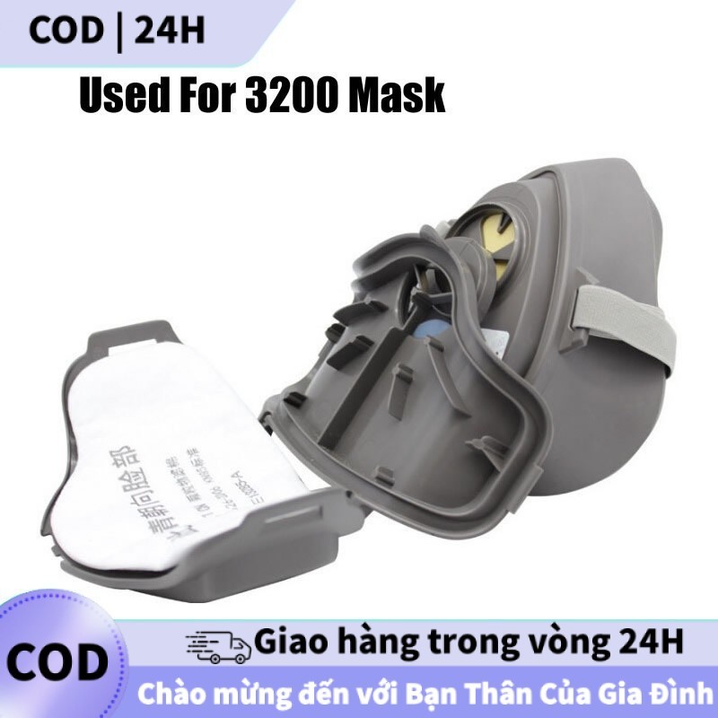 [COD] Bộ lọc bụi 3M 3701 chính hãng, tương thích mặt nạ 3M 3200 series, lọc bụi gỗ, kim loại, sơn hi