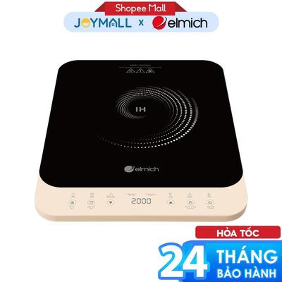 Bếp từ đơn Elmich ICE9296 2100W, Hàng chính hãng, Mặt kính Ceramic chịu lực 25kg, cảm ứng - JoyMall