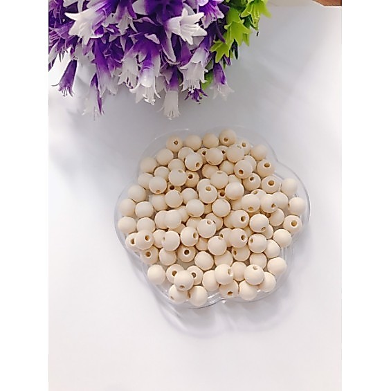 Hạt gỗ làm túi tỏi (100 hạt)
