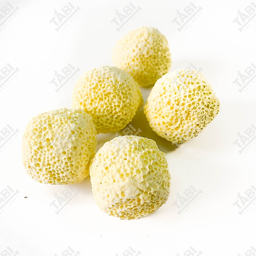 200G Sứ Bi Vàng, Sứ Tròn Lọc Nước Bể Cá Cảnh - Sứ Hoa Mai Lọc Nước Hồ Cá Cảnh [200G BI VÀNG]