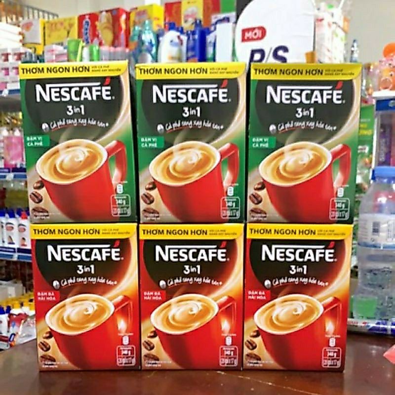 hộp cà phê Nescafe' 3in1 20 gói×17g