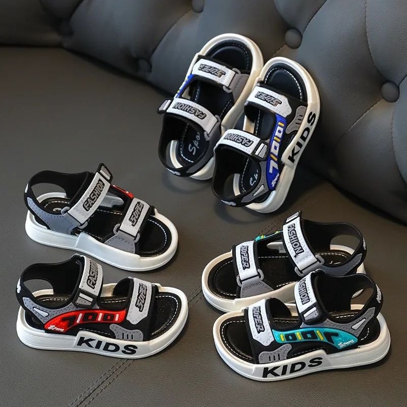 男童凉鞋可爱卡通防滑儿童学生室外沙滩凉鞋不换包装Boy's Sandals Cute Cartoon Non-slip Children's Student Roombzwdkg12345服饰旗舰店2