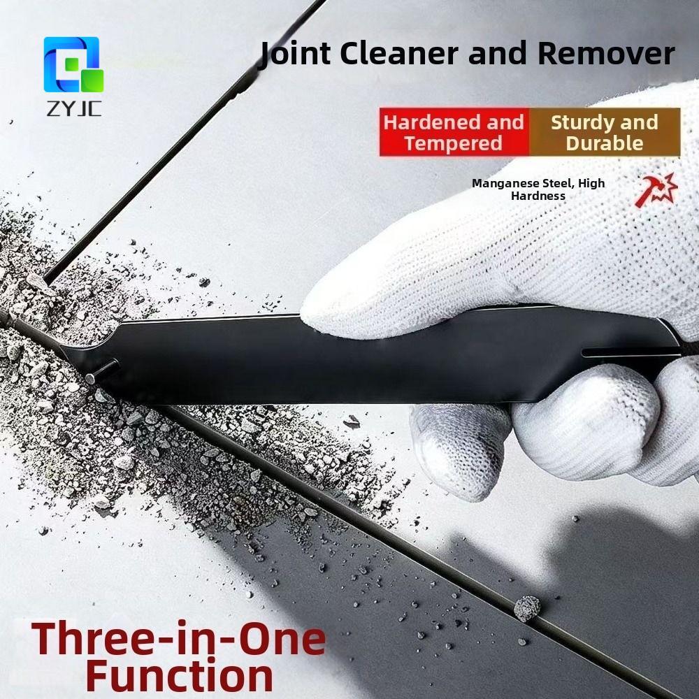 ZYJC Gap Cleaning Tool, Scraper Sealant Tool Grout Remover, Tile Gap Cleaner Wall Floor Joint Rake T