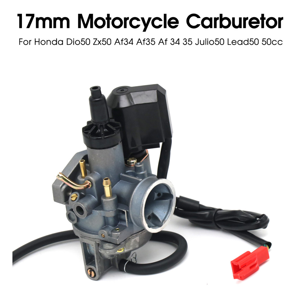 Carburetor 17MM Carb For Honda Dio50 Zx50 Af34 Af35 Af 34 35 Julio50 Lead50