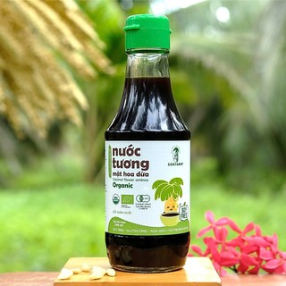 Nước Tương Ăn Dặm Hữu Cơ Việt Nam Sokfarm Hương Vị Mật Hoa Dừa Organic Chai 60ml / 200ml Cho Bé Từ 6 Tháng Tuổi