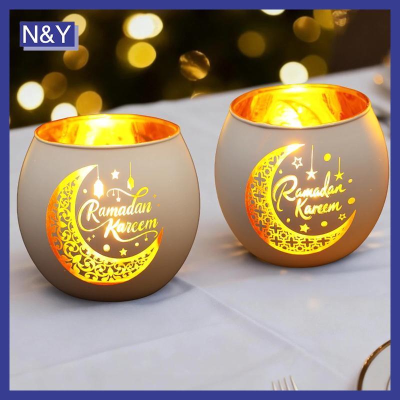 N & Y Ramadan Kareem Nến Trang Trí Ramadan Cho Gia Đình 2026 Eid Al-Fitr Quà Tặng Hồi Giáo Hồi Giáo 