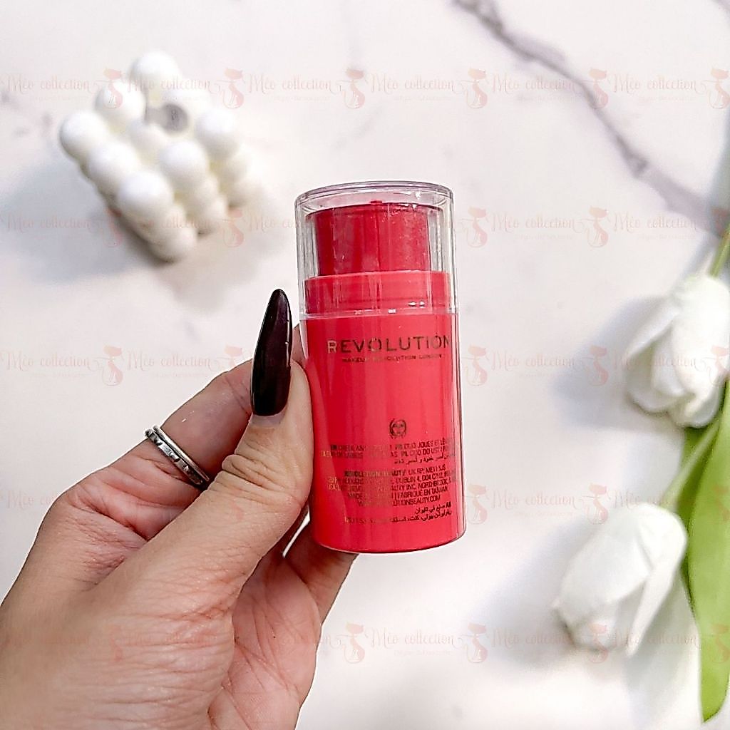 Má hồng dạng thỏi Revolution - Fast Base Blush Stick màu Bloom (chạm đầu)