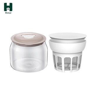 Dụng cụ lọc thực phẩm sữa phô mai có nắp Hộp đựng sữa chua Hy Lạp