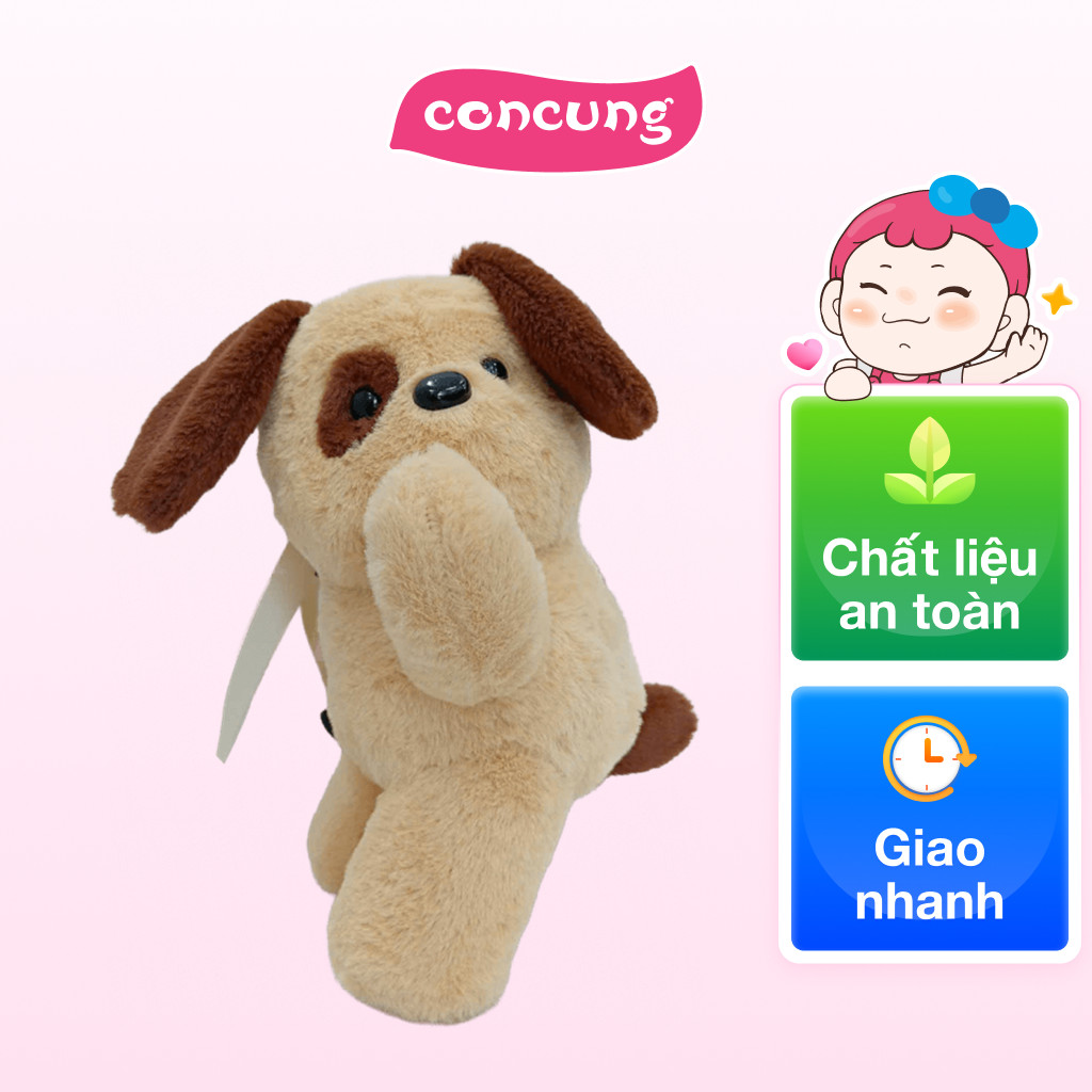 QT_CC_ Sữa nước Nutifood_Cún bông có dây đeo - Màu đậm (HCK)