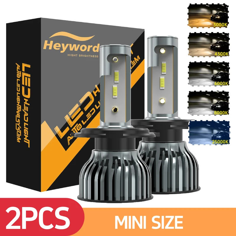 Heyword 22000lm 160W 1860 CSP chip 3000k / 4300k / 6000k / 8000k Đèn pha LED ô tô h4 h7 h1 Đèn pha L