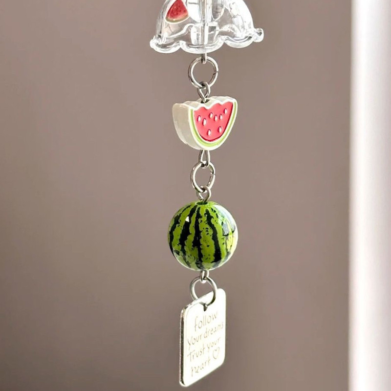 Mặt dây chuyền điện thoại chuông gió dưa hấu mùa hè hình trái tim cho bé gái  túi đựng máy ảnh | BigBuy360 - bigbuy360.vn