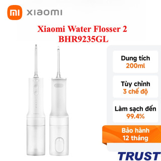 Máy Tăm Nước Vệ Sinh Răng Miệng Xiaomi Water Flosser 2 (BHR9235GL) - Tùy Chỉnh 3 Chế Độ Làm Sạch
