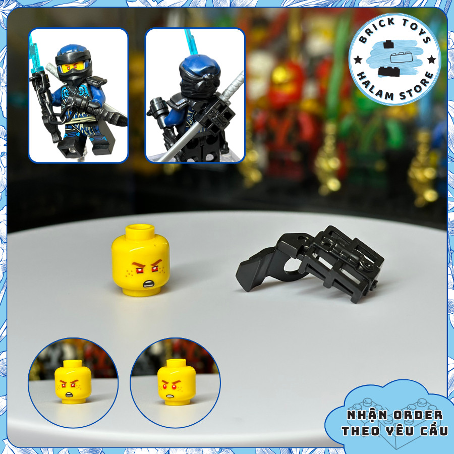 [Có lẻ giáp chuẩn] Đồ chơi lắp ráp Minifigures Ninjago Mô Hình Evil Jay Dragons Rising 2
