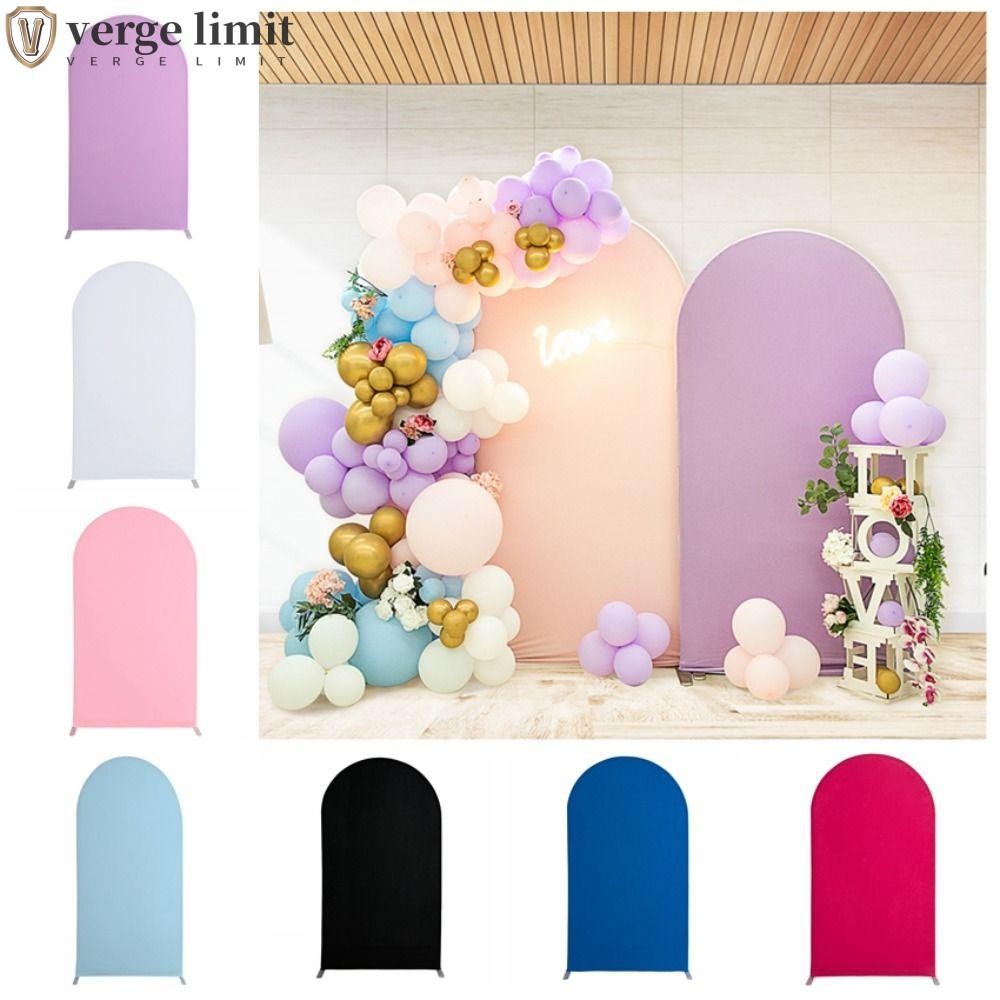 VERGE LIMIT Arch Backdrop Stand Cover, Arch Double Sided Arch Backdrop Cover, Creative Co Giãn Màu T