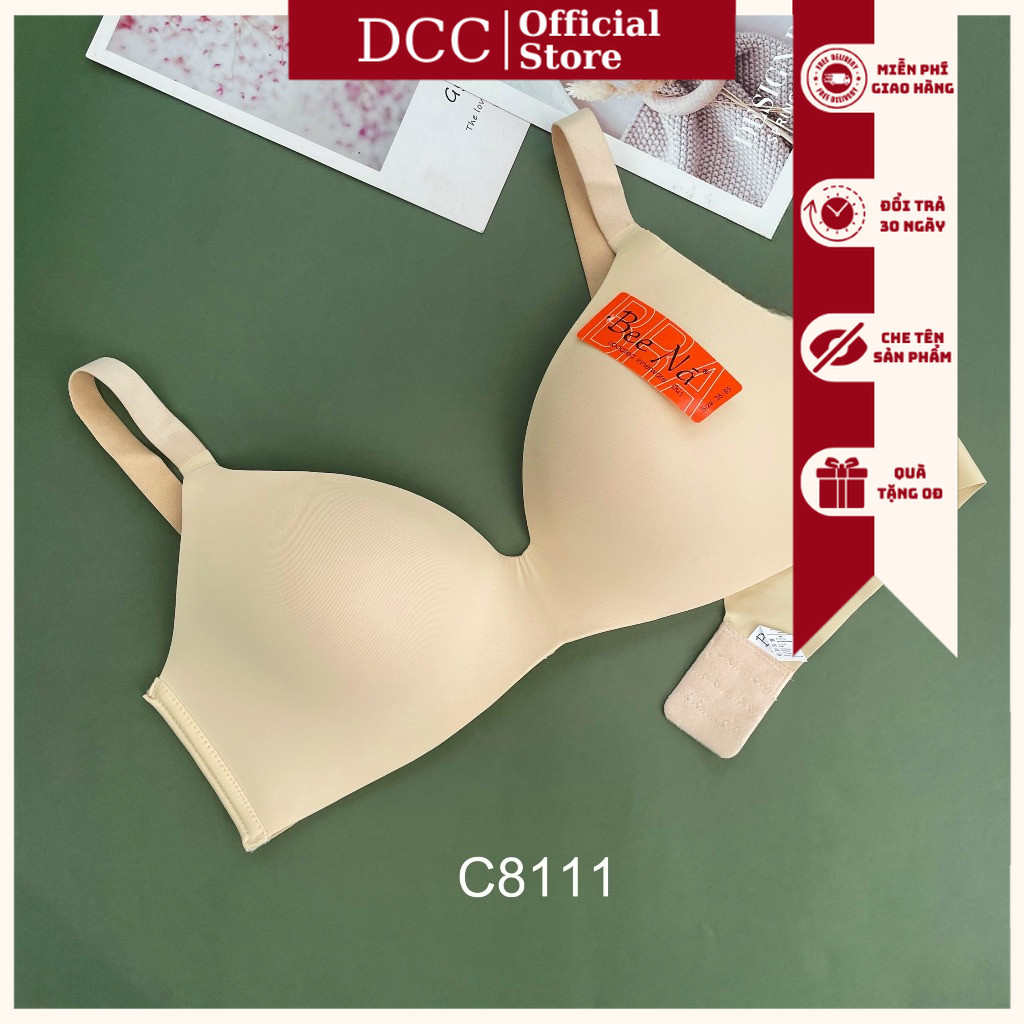 Áo lót big size cup C mút mỏng không gọng thun đúc C8111