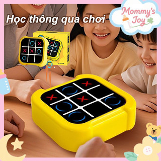 Máy chơi Game xếp hình cầm tay điện tử，Tic-Tac-Toe Cờ XO Đồ Chơi Điện Tử，cho trẻ em bé trai bé gái