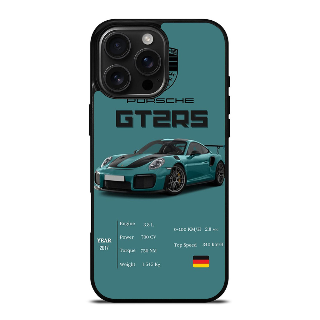 Mới PORSCHE XE GT2RS Thời Trang Phong Cách Mới Tinh Tế Vỏ Điện Thoại Di Động Vỏ Bảo Vệ Cho IPhone 17
