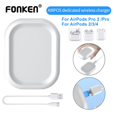 Đế sạc không dây Fonken Tấm lót từ tính cho AirPods Pro 2 / AirPods Pro / AirPods2 / AirPods 3 / AirPods 4