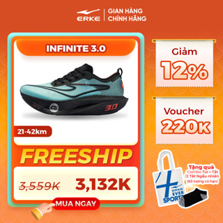 [TẶNG TẤT] Giày Chạy Thể Thao Nam Nữ Marathon Chuyên Nghiệp ERKE INFINITE 3.0 Full Carbon - RUNNING 42km 111251032
