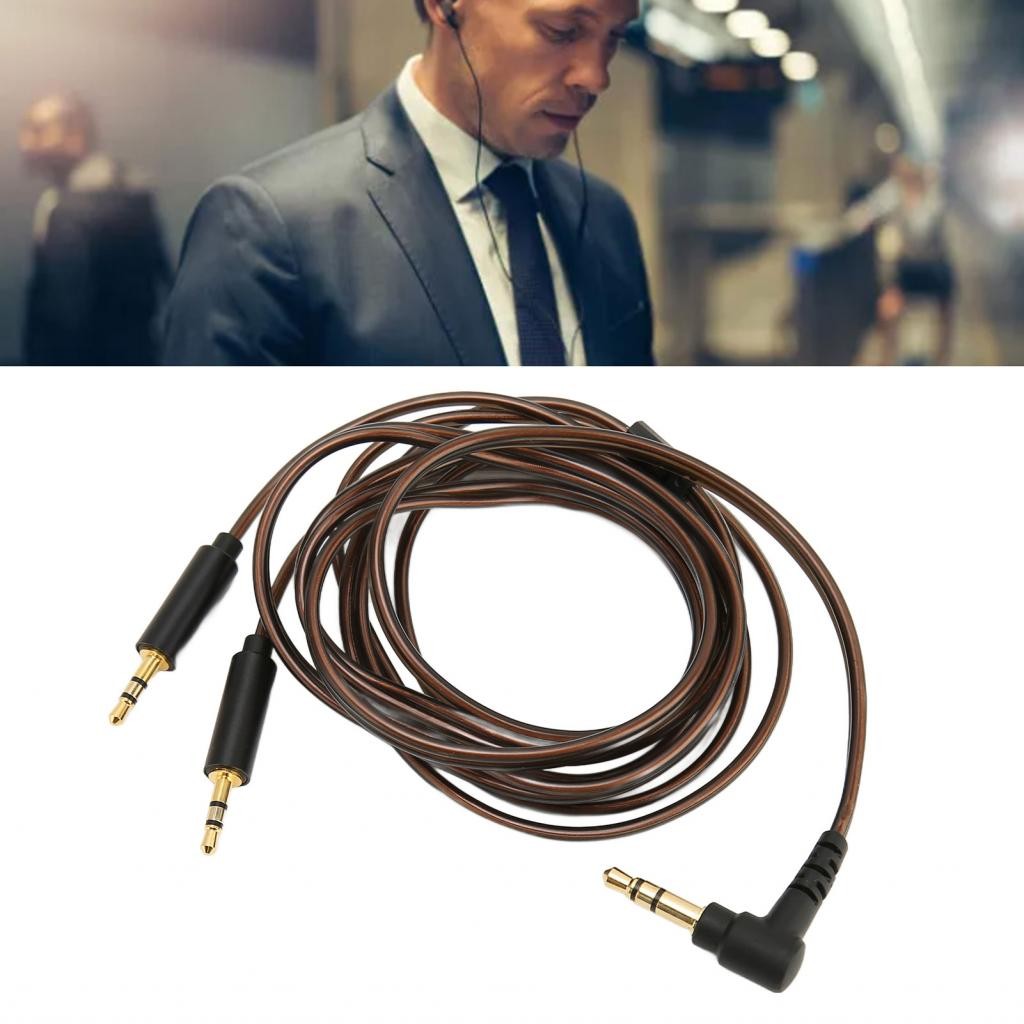 Meihe ASHATA Cáp Aux 3,5mm đến 2,5mm Tai nghe kép cho Hifiman HE400S HE 400I HE560 HE350 HE1000 V2 N