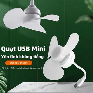  Quạt cầm tay mini không dây cắm điện dùng khi đi du lịch và ngoài trời vào mùa hè có thể sạc lại bằng USB 