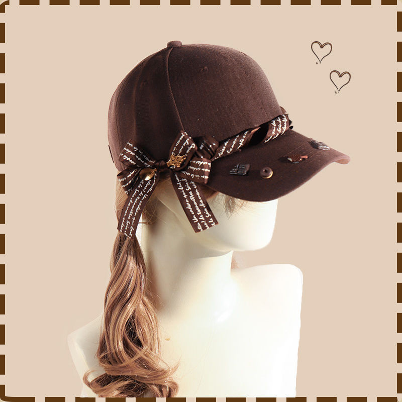 Sô Cô La Tay Nơ Nguyên Bản Hàng Ngày Nhật Bản Cô Gái Trái Tim Mềm Mại Cô Gái Mũ Nâu Nữ Sô Cô La Tay 