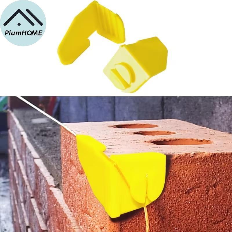 PlumHOME 1 / 2 Chiếc Builder Line Anchor Corner Braets Masonry Tool, Bri Laying Tools Pin The Line O
