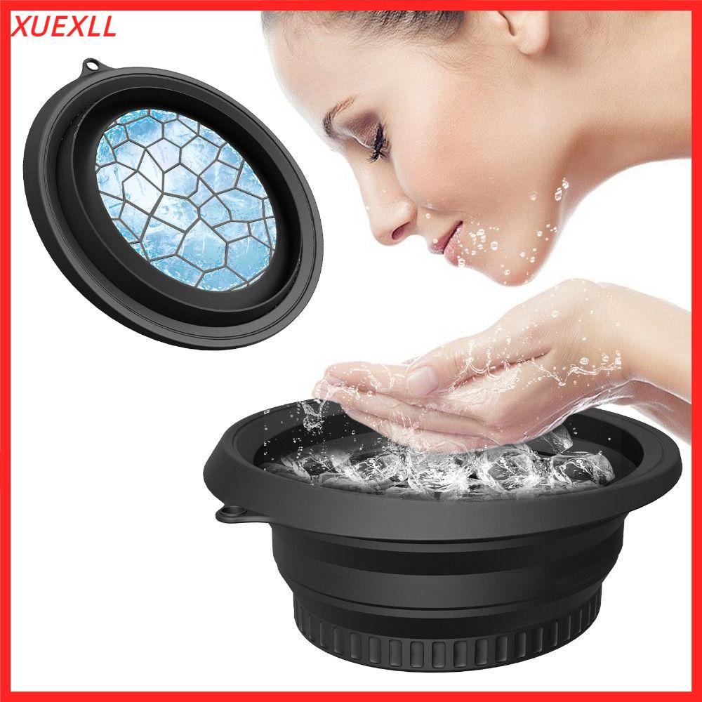 XUEXII Ice Bath Washbasin, Cải thiện tuần hoàn máu Silicone Ice Bath Tub Xô, Di động Giảm căng thẳng