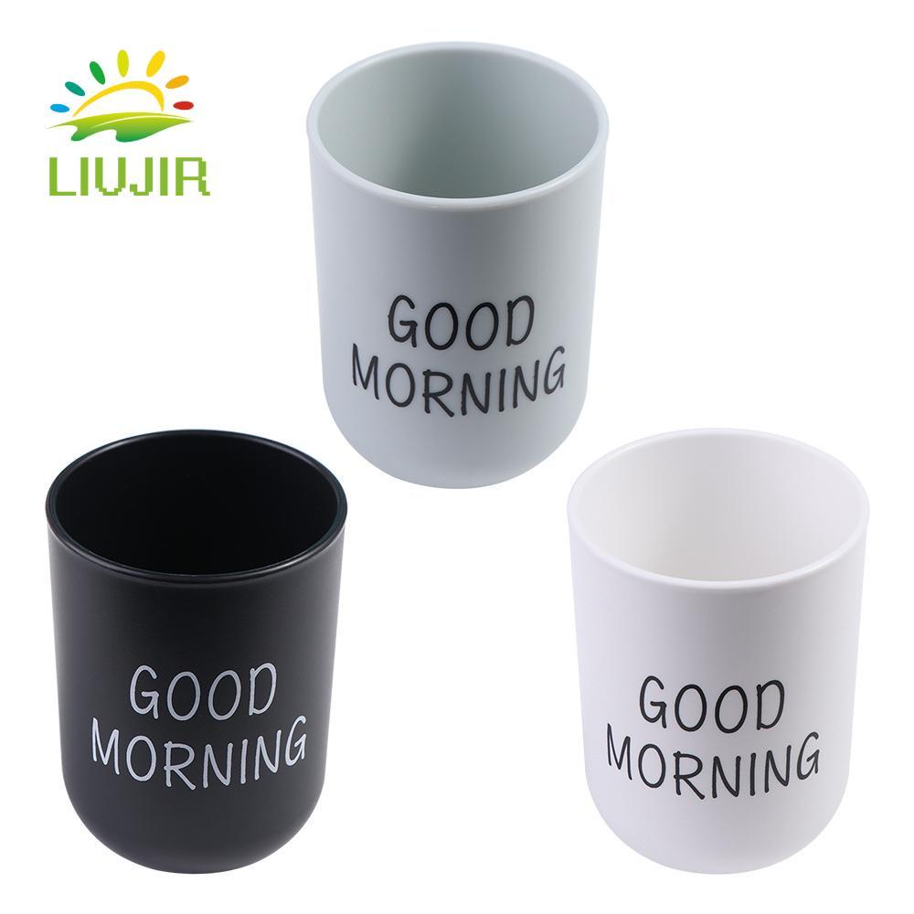 LIUJIR Good Morning Cup Di Động Lưu Trữ Phong Cách Bắc Âu Tổ Chức Cốc Drinkware Uống Khỏe Mạnh Có Th