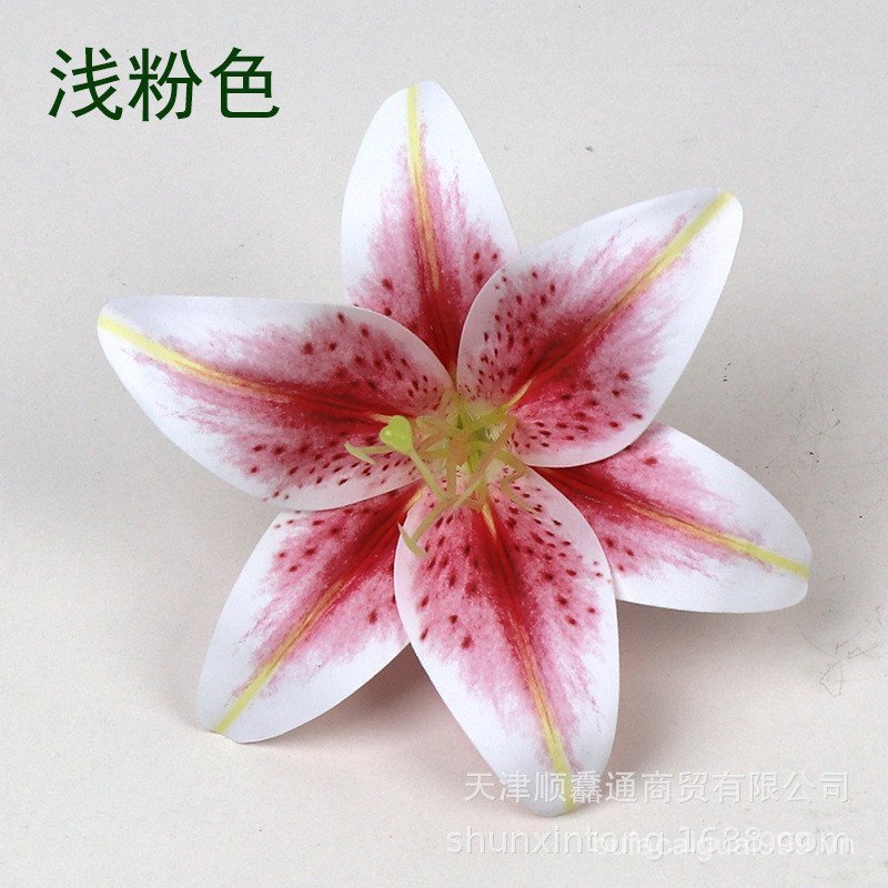 Mô Phỏng Đầu Lily 3D Cảm Giác Phim Đường Kính 14cm Lily Đầu Hoa Đơn 3D Phim Lily Hoa Nhân Tạo TUXZ