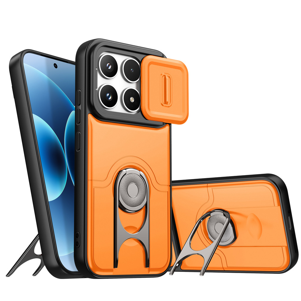 Dành Cho Xiaomi Redmi 15C Ốp Lưng Redmi 15C 4G Redmi 15C 5G Mờ Cảm Giác Cứng Quân Sự Đứng Bảo Vệ Điệ