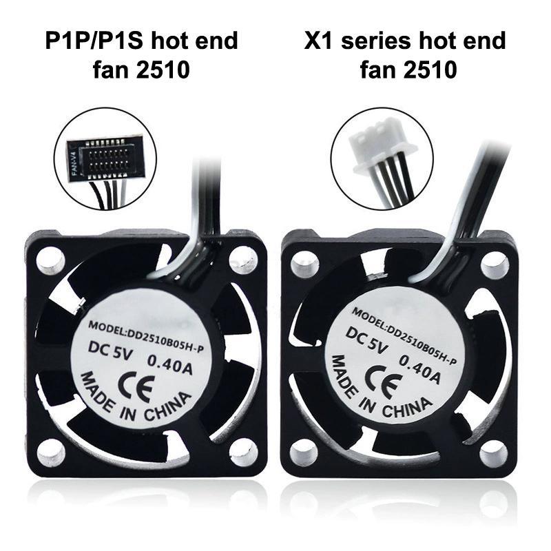2510 fan đối với bambu phòng thí nghiệm X1/P1 hotend quạt làm mát với cáp nhanh chóng quạt làm mát c