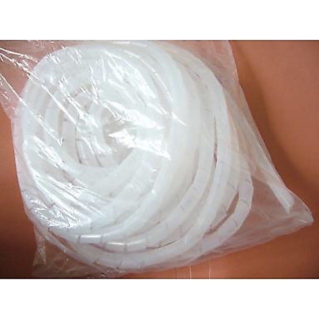 Dây xoắn nhựa đen- trắng