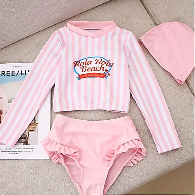 (có sẵn) set bikini dài tay cho bé gái