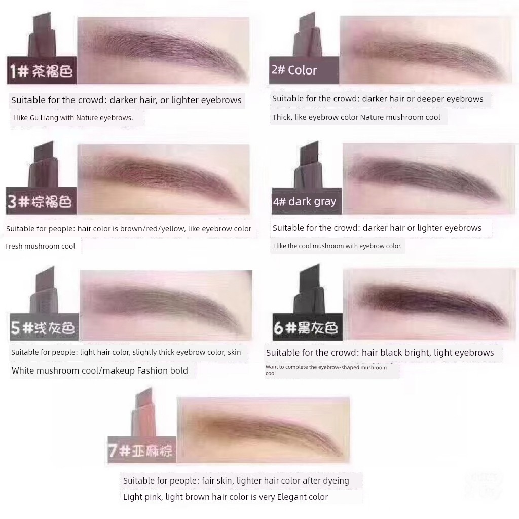 bút kẻ lông mày chì kẻ mày Nhà Etude đích thực Hàn Quốc Etude House Etude House Etude House Xoay hai