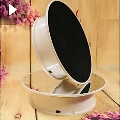 Đế xoay live stream bàn xoay trưng bày xoay sản phẩm 360 độ chạy điện N1 14/ 20/ 25/ 30cm