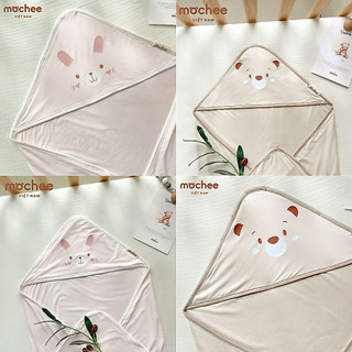 Ủ Choàng Cotton Tencel Mochee Thoáng Mát Cho Bé