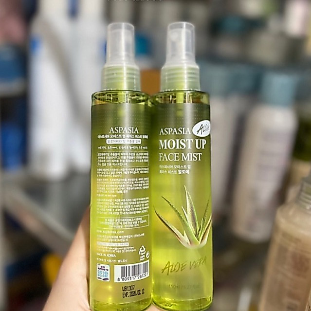 Xịt khoáng nha đam Aspasia