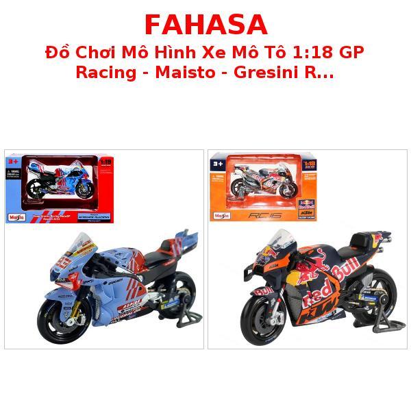 Đồ Chơi Mô Hình Xe Mô Tô 1:18 GP Racing - Maisto - Gresini Racing 2024/Red Bull Racing 2023