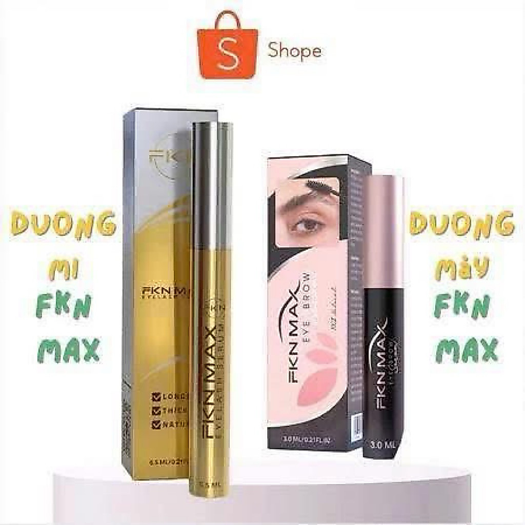 (Chính hãng) combo dưỡng mi dưỡng mày fkn max
