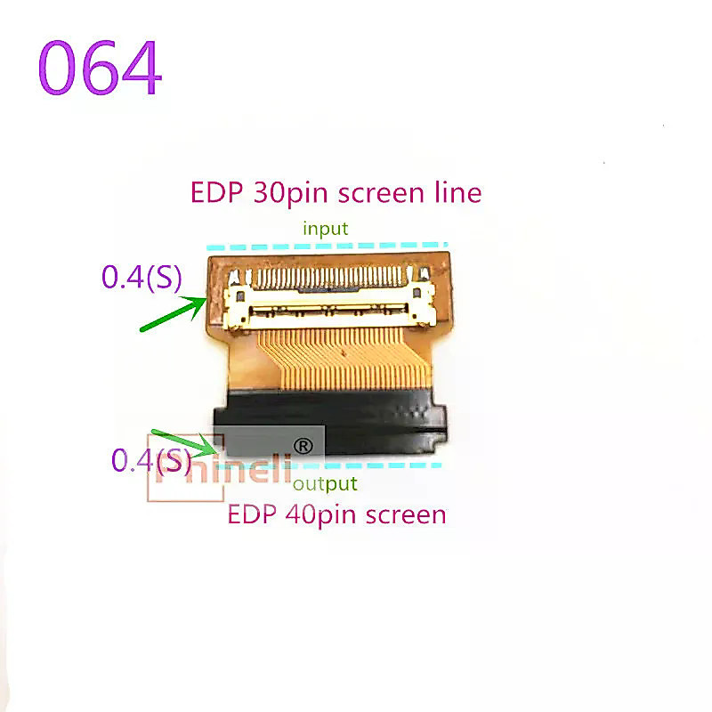 Màn hình LED EDP 30pin sang 40pin 30PIN sang 30pin chuyển đổi cáp chuyển đổi 2Lanes 0.4mm 0,5mm cáp 
