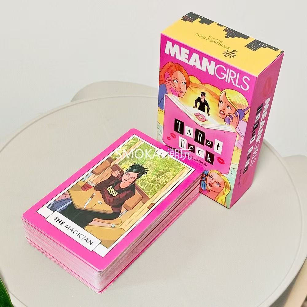 12 * 7cm Mean Girls Tarot Tarot Full Color Illustration Card Mean Girls Tarot Witt Series Trò chơi b