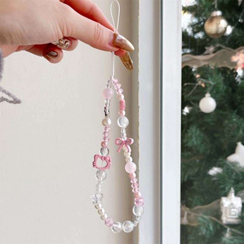  dây đeo điện thoại ngắn  nữ dễ thương  dây đeo máy ảnh Dây đeo điện thoại hình nơ mèo | BigBuy360 - bigbuy360.vn