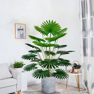 Cây giả, cây dừa, cây cọ giống thật trang trí nhà cửa, decor tiểu cảnh, bụi cây, văn phòng, studio