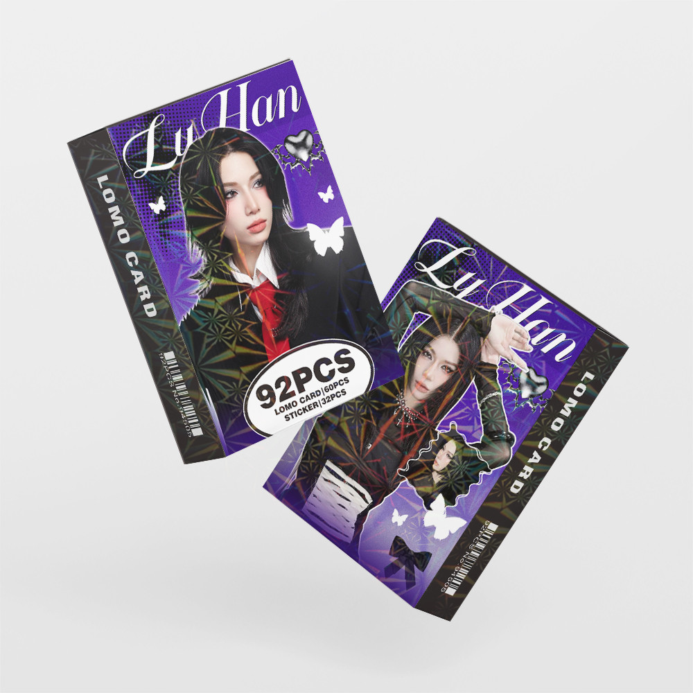 92 Cái / hộp Ngôi Sao Việt Nam EM XINH SAY HI LyHan Lomo Cards 52HZ PhươngLy PhươngMyChi Dán BichPhu