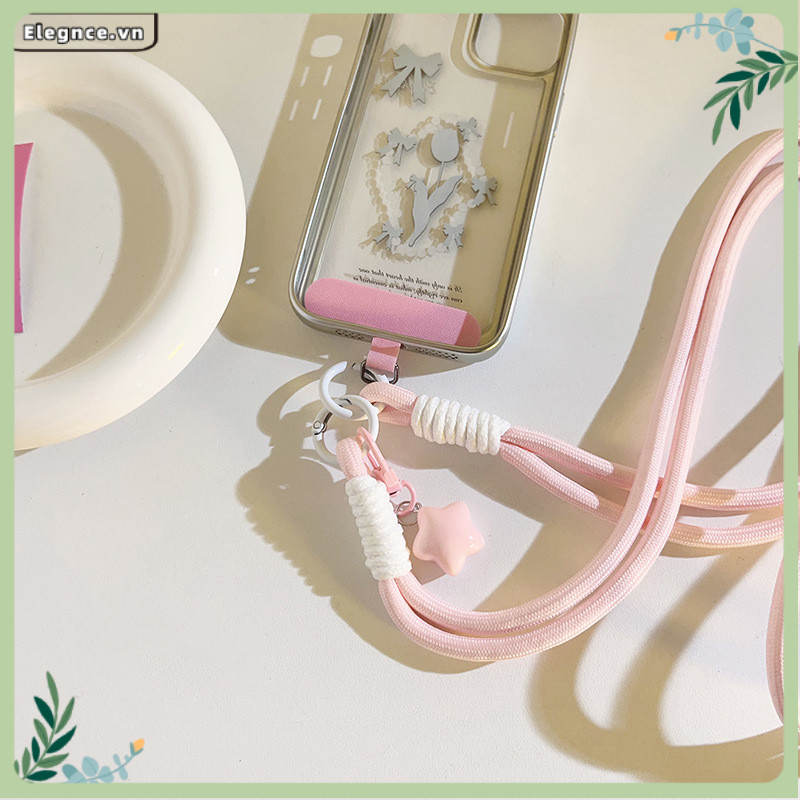 【Elevn】 dây đeo điện thoại  dây đeo chéo Dây đeo điện thoại hình ngôi sao năm cánh nhiều màu sắc | BigBuy360 - bigbuy360.vn