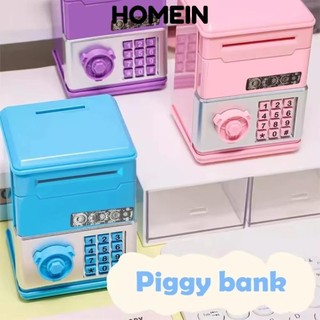 HOMEIN Hộp Đựng Tiền Tiết Kiệm Tiền, Mật Khẩu Mini Đồ Chơi Trẻ Em Heo Đất, Quà Tặng Trẻ Em ATM Đồ Chơi Tiết Kiệm Tài Chính Tiết Kiệm Tiền Ngân Hàng Bé Trai Bé Gái